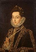 Alonso Sanchez Coello Portrait of the Infanta Catalina Micaela oil on canvas